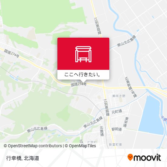 行幸橋地図