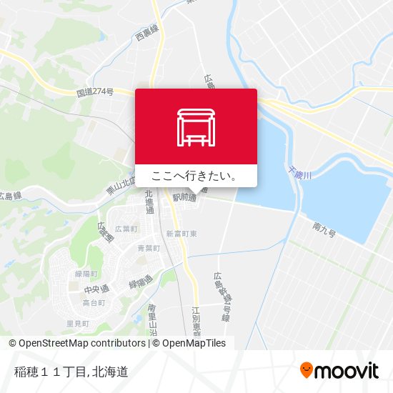 稲穂１１丁目地図