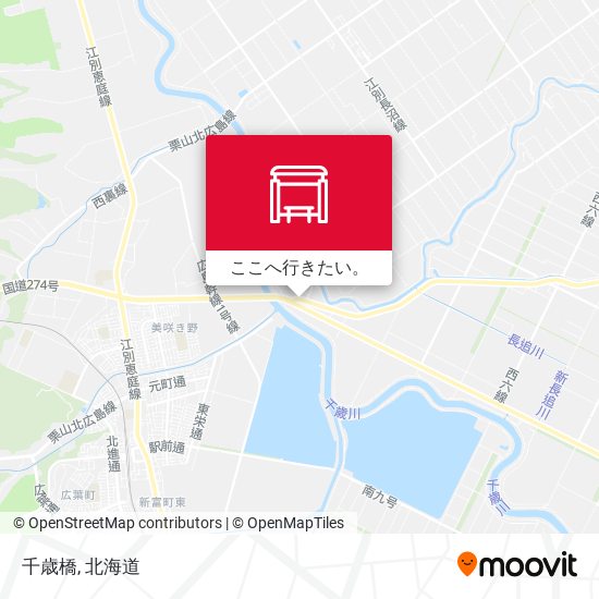 千歳橋地図