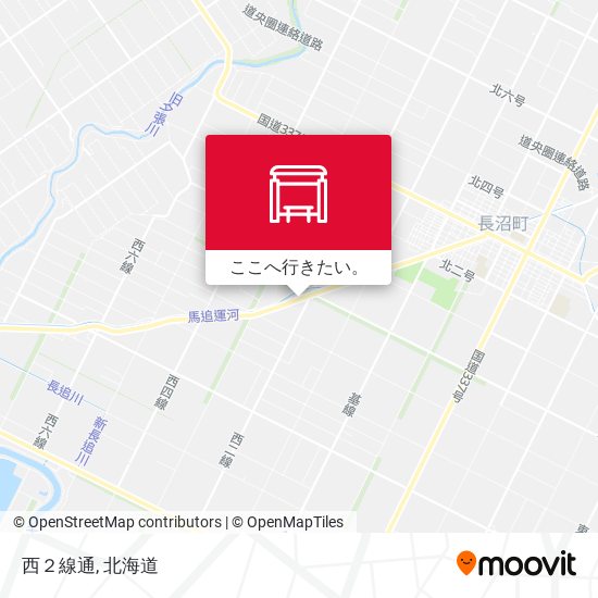 西２線通地図