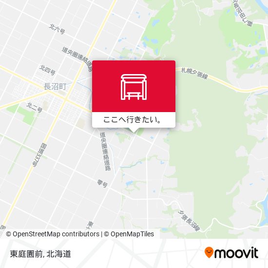 東庭園前地図