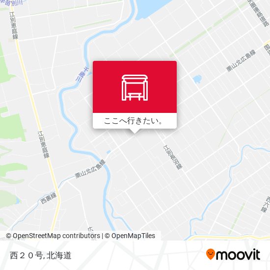 西２０号地図