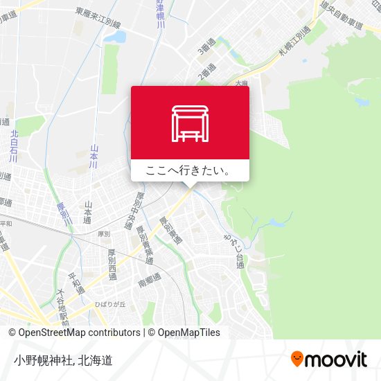 小野幌神社地図