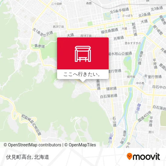 伏見町高台地図