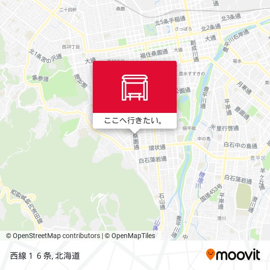 西線１６条地図