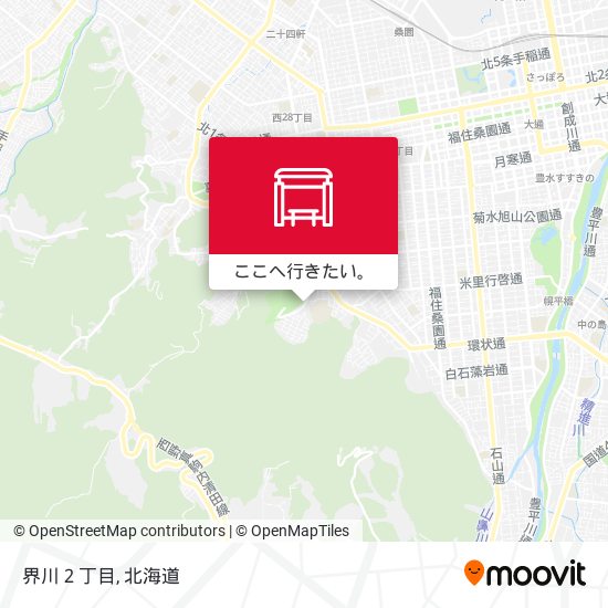 界川２丁目地図