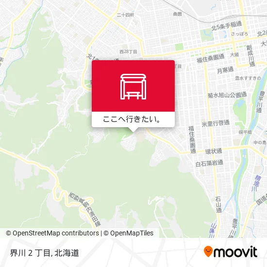 界川２丁目地図
