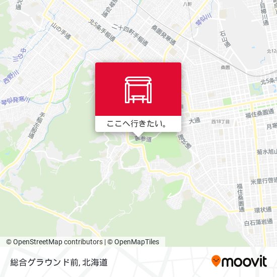 総合グラウンド前地図