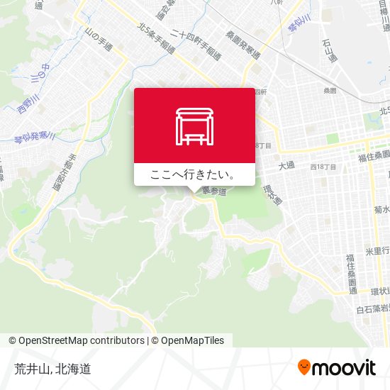荒井山地図