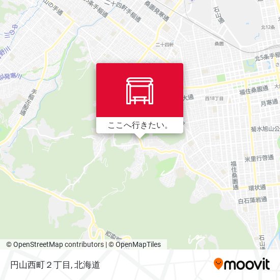 円山西町２丁目地図