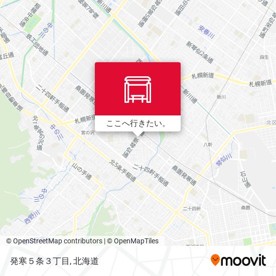 発寒５条３丁目地図