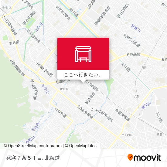 発寒７条５丁目地図