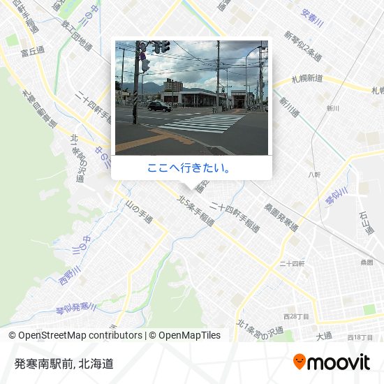 発寒南駅前地図