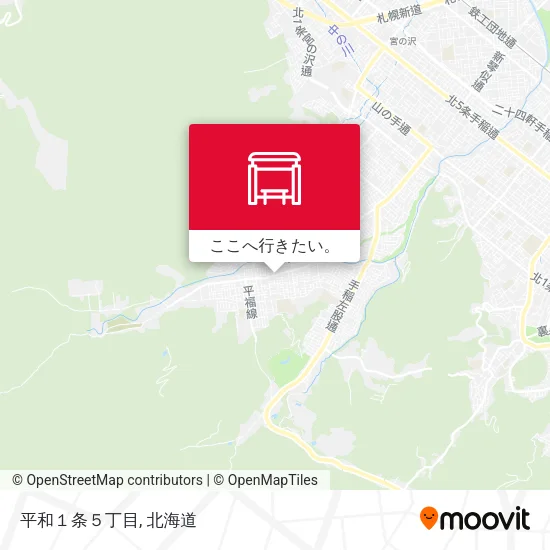 平和１条５丁目地図