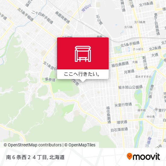 南６条西２４丁目地図