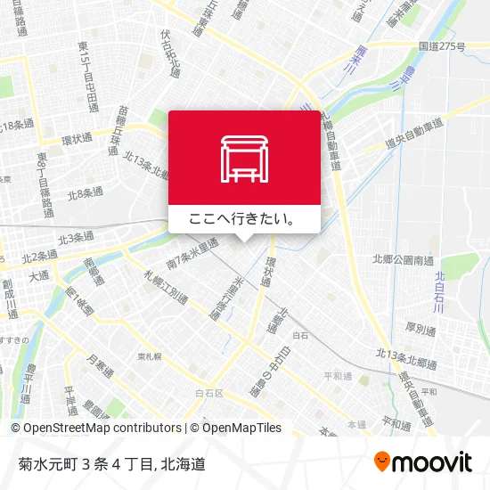 菊水元町３条４丁目地図