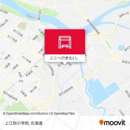 上江別小学校地図