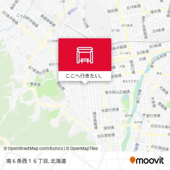 南６条西１６丁目地図