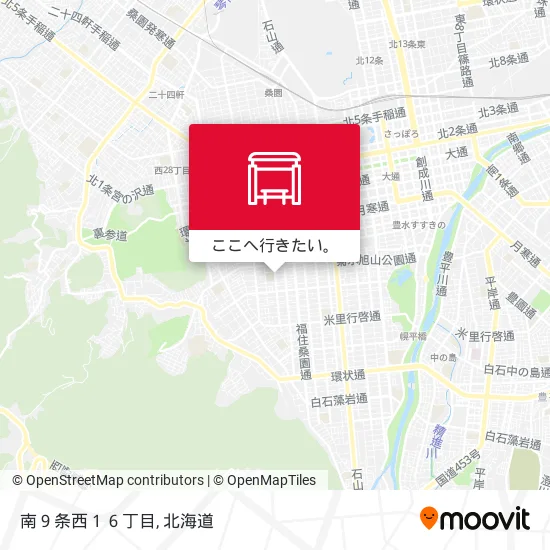 南９条西１６丁目地図