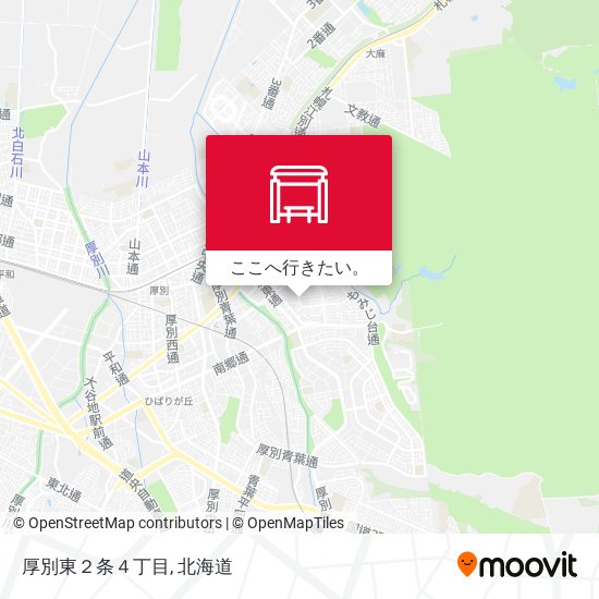 厚別東２条４丁目地図