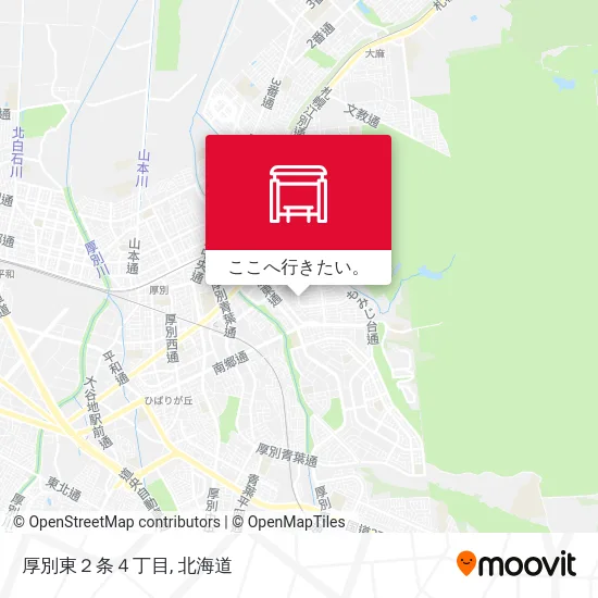 厚別東２条４丁目地図