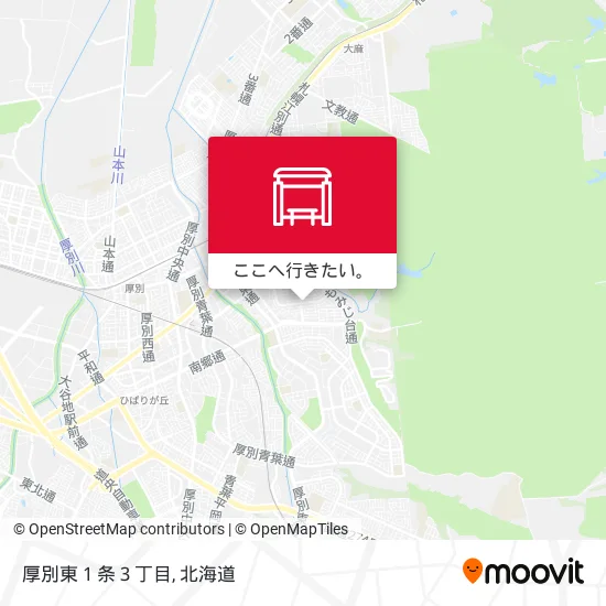 厚別東１条３丁目地図