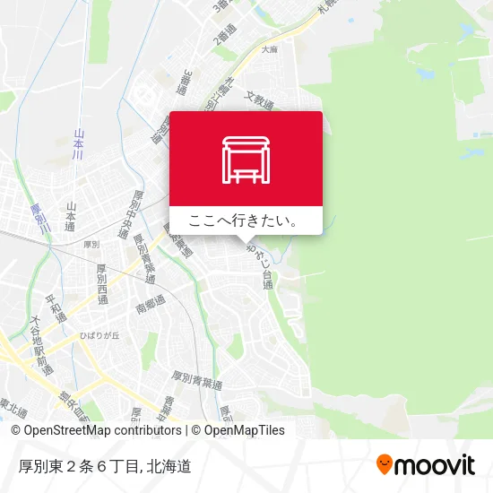 厚別東２条６丁目地図