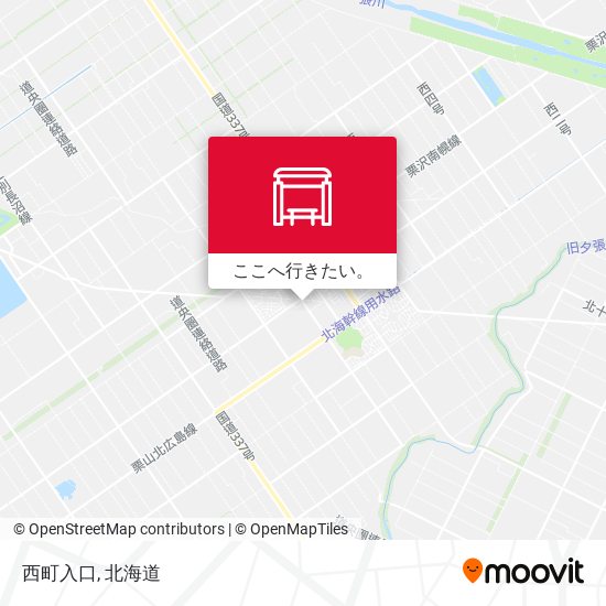 西町入口地図