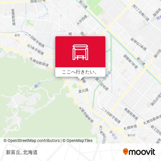 新富丘地図