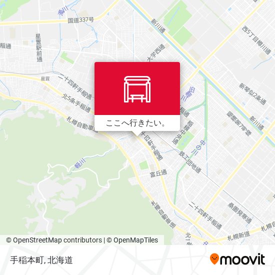 手稲本町地図