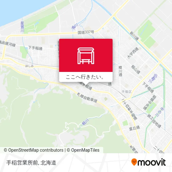 手稲営業所前地図
