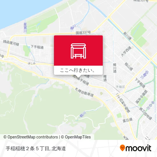 手稲稲穂２条５丁目地図
