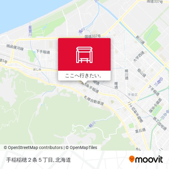 手稲稲穂２条５丁目地図
