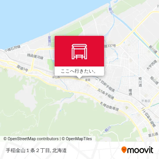 手稲金山１条２丁目地図