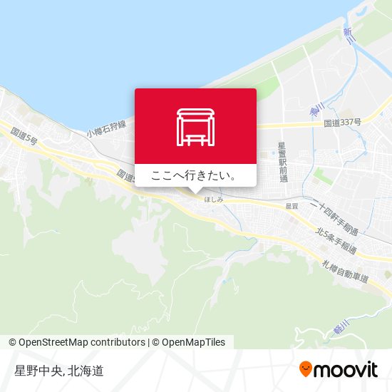 星野中央地図