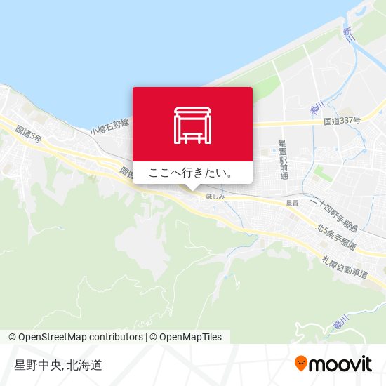 星野中央地図