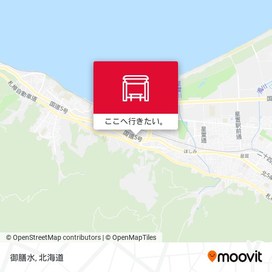 御膳水地図