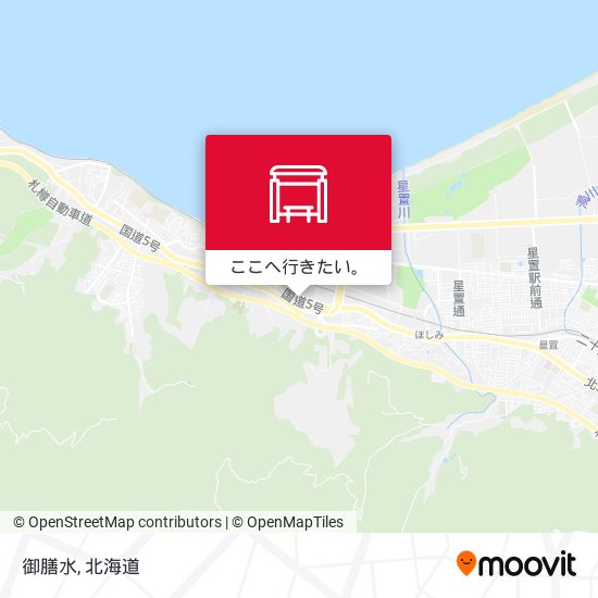 御膳水地図