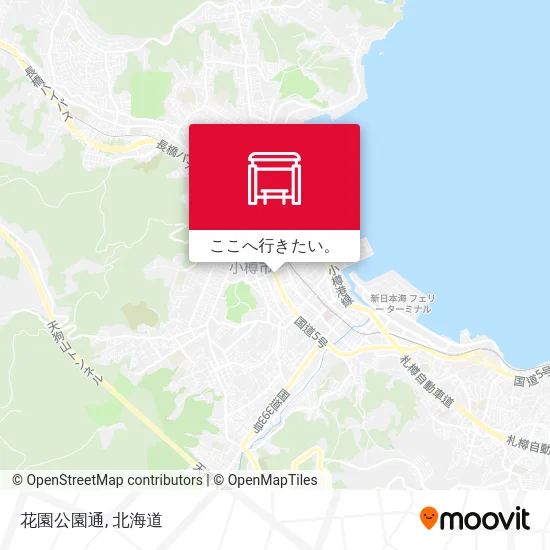 花園公園通地図