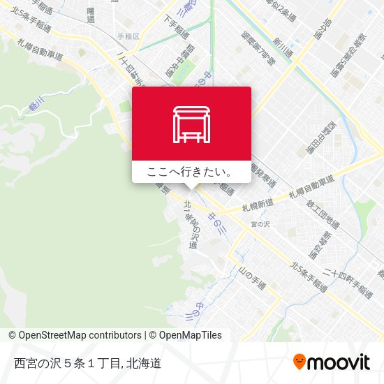 西宮の沢５条１丁目地図
