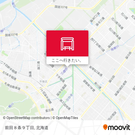 前田８条９丁目地図
