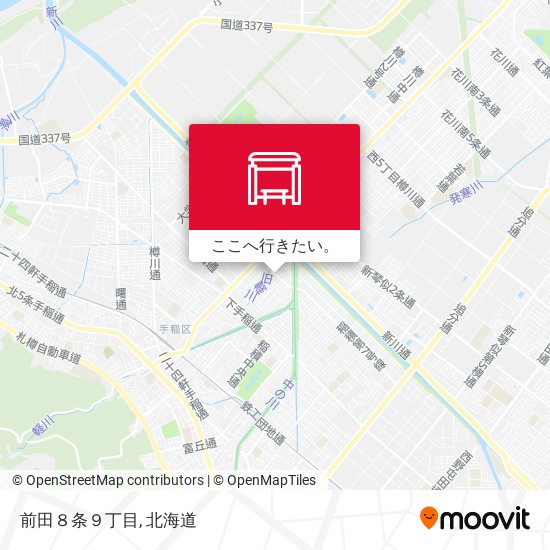 前田８条９丁目地図