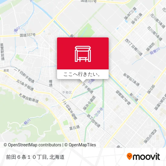 前田６条１０丁目地図