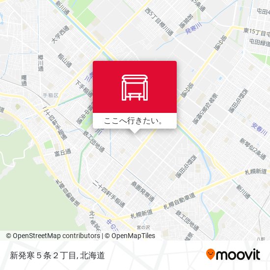 新発寒５条２丁目地図