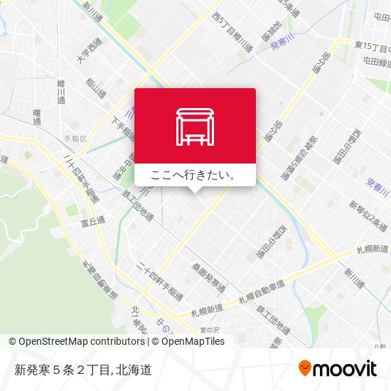 新発寒５条２丁目地図
