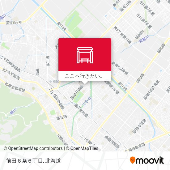 前田６条６丁目地図