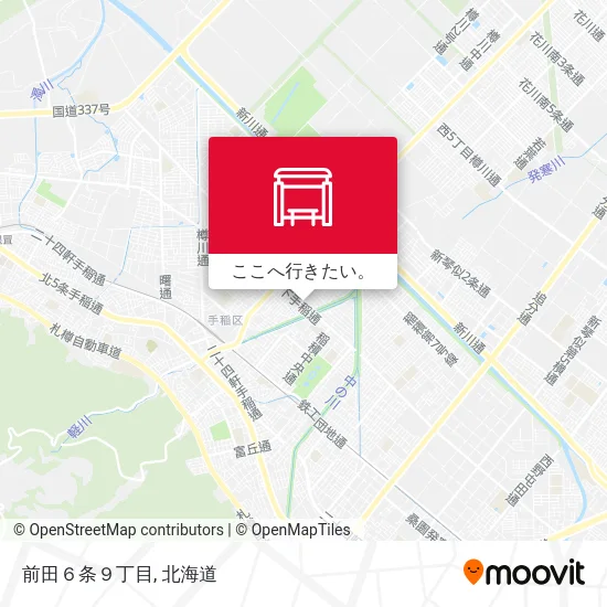 前田６条９丁目地図