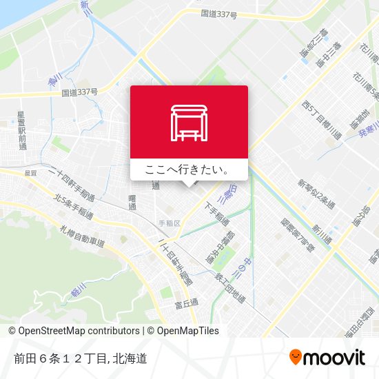 前田６条１２丁目地図