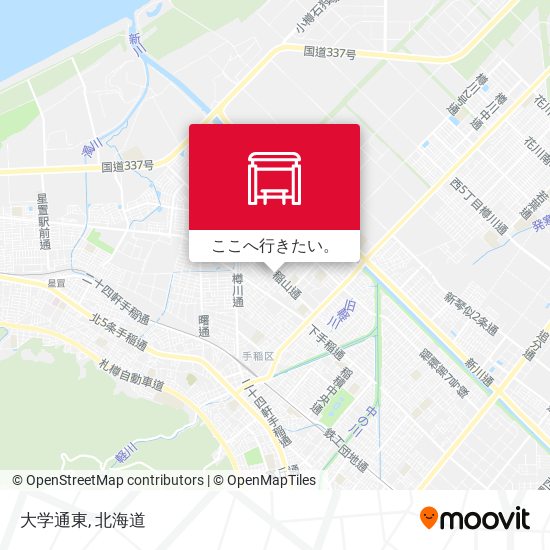 大学通東地図