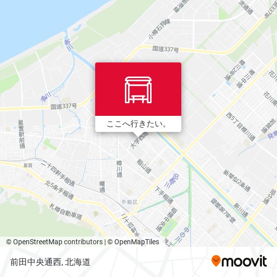 前田中央通西地図